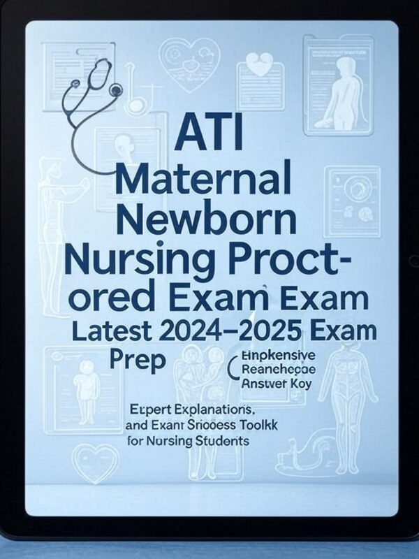 2025 ATI Maternal Newborn Proctored Exam