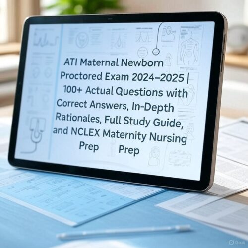 2025 ATI Maternal Newborn Exam