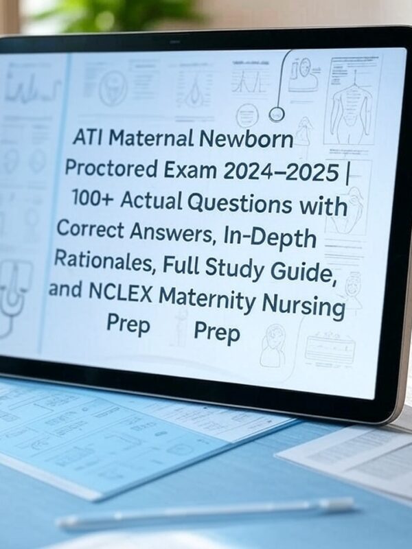 2025 ATI Maternal Newborn Exam