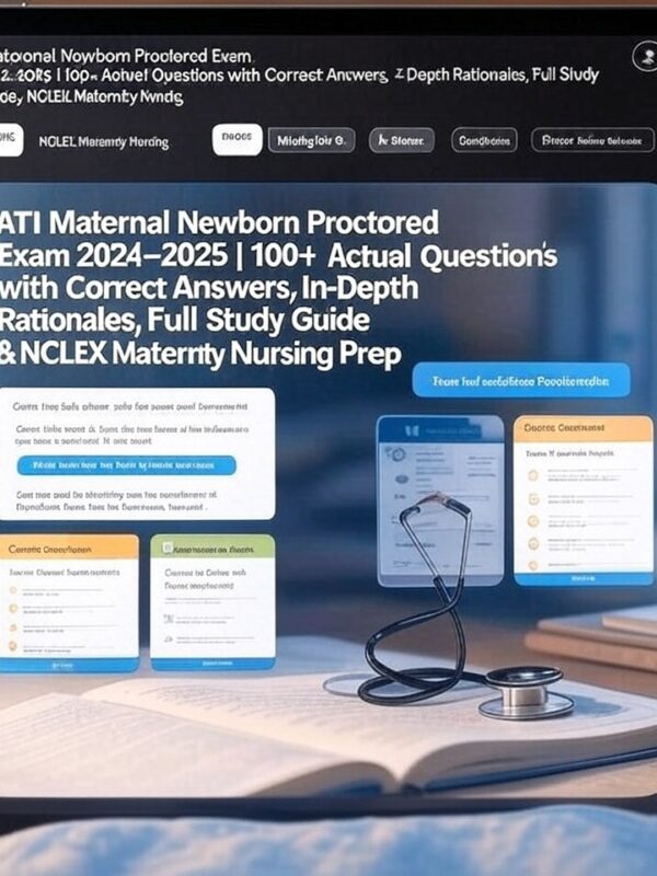 2025 ATI Maternal Newborn Exam
