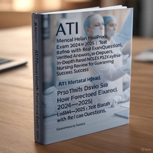 ATI Mental Health Proctored Exam 2024