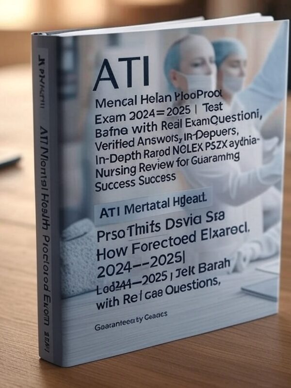 ATI Mental Health Proctored Exam 2024