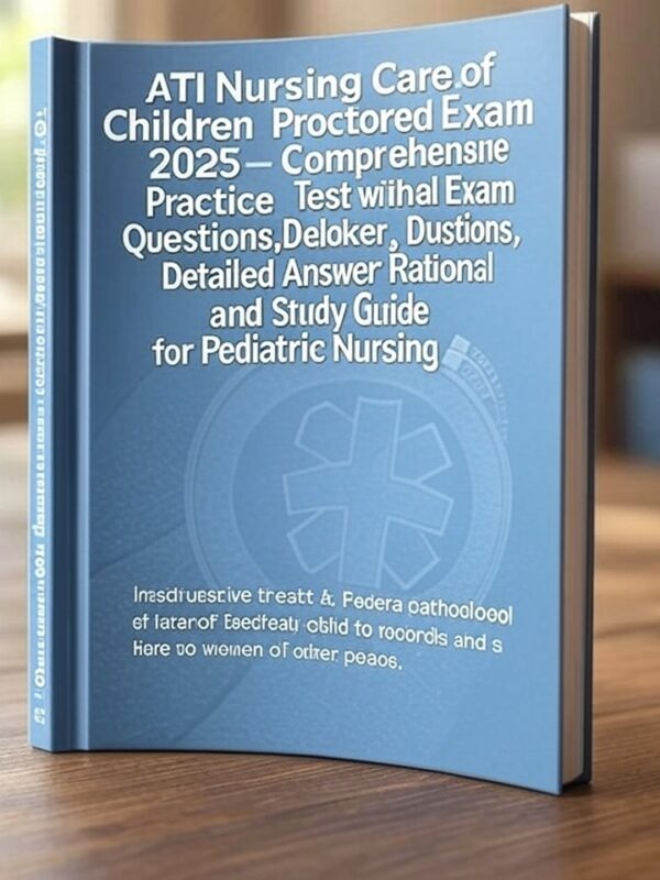 ATI Nursing Care of Children Proctored Exam 2025