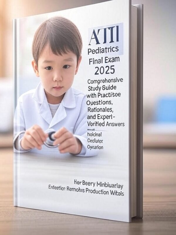 ATI Pediatrics Final Exam 2025