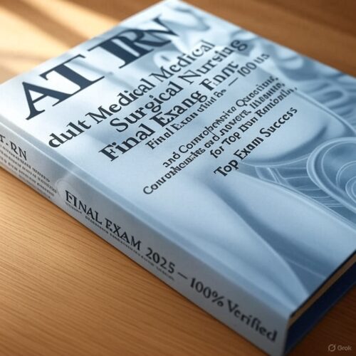 ATI RN Adult Medical Surgical Nursing Final Exam 2025