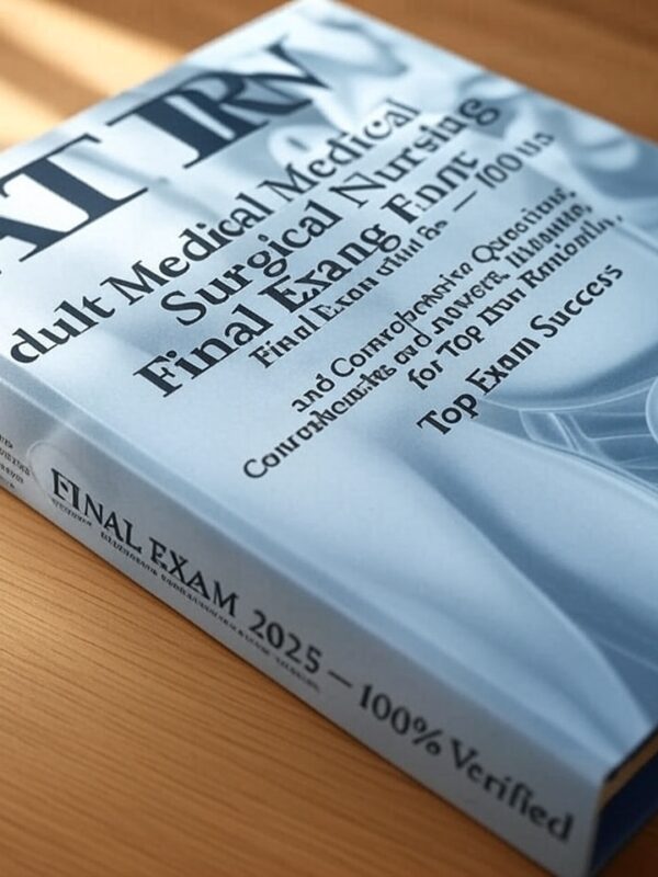 ATI RN Adult Medical Surgical Nursing Final Exam 2025