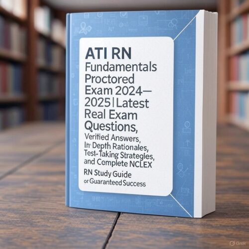 ATI RN Fundamentals Proctored Exam 2024