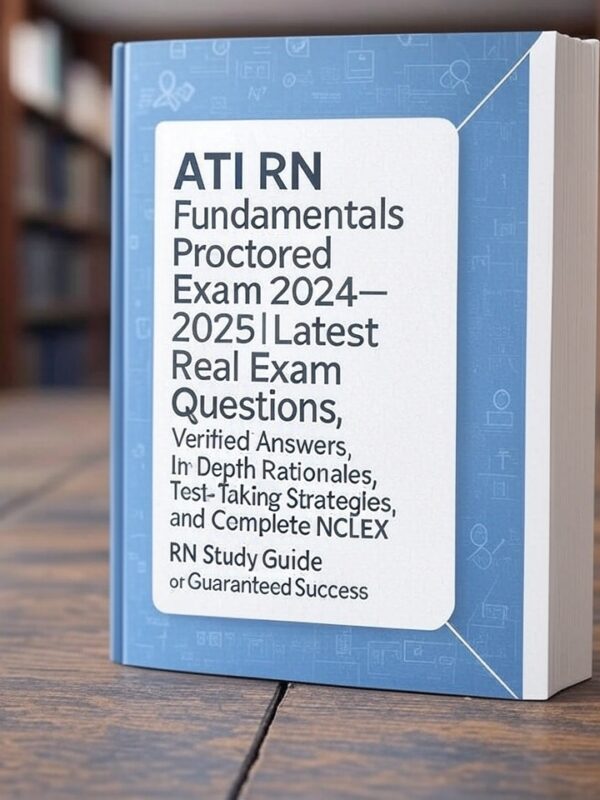 ATI RN Fundamentals Proctored Exam 2024