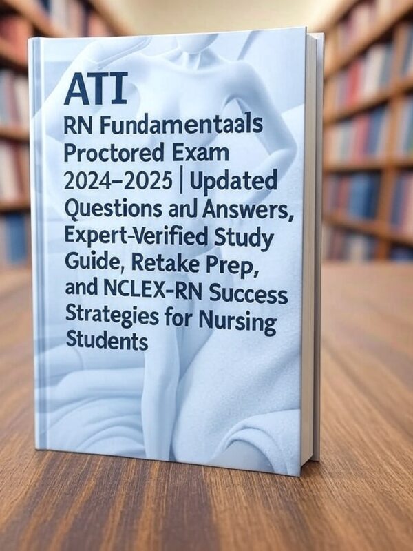 ATI RN Fundamentals Proctored Exam 2024