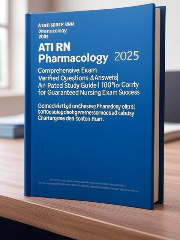 ATI RN Pharmacology 2025 Comprehensive Exam