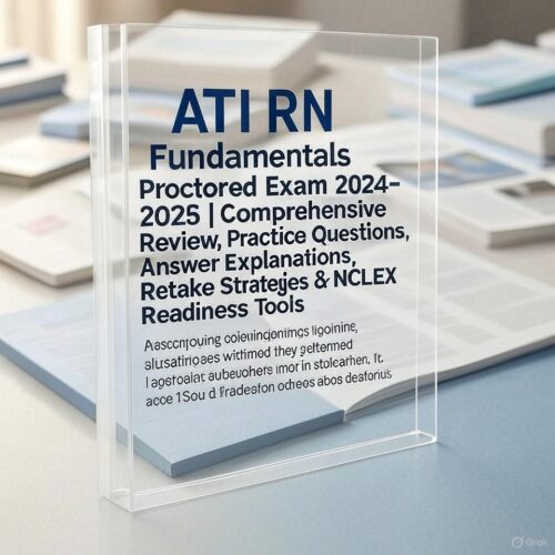 ATI RN Fundamentals Proctored Exam 2024
