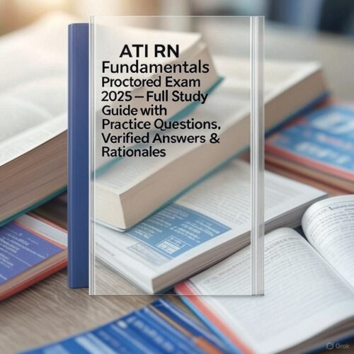 ATI RN Fundamentals Proctored Exam 2025