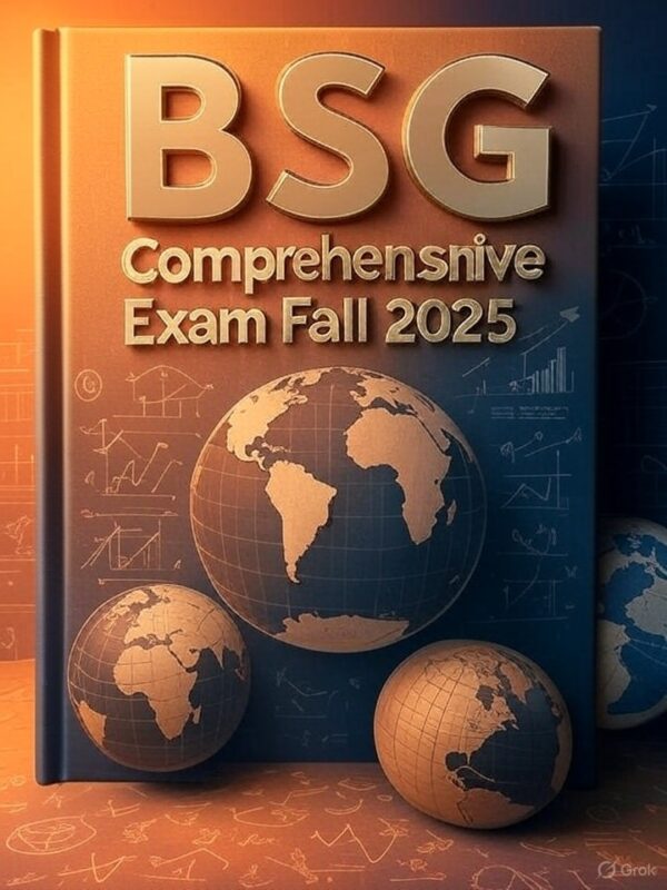 BSG Comprehensive Exam Fall 2025