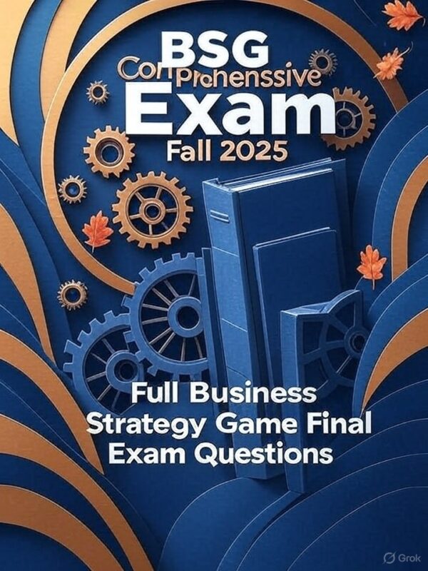 BSG Comprehensive Exam Fall 2025