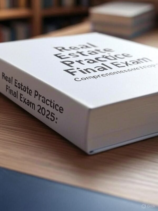 2025 real estate final exam