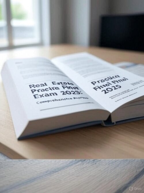 2025 real estate final exam