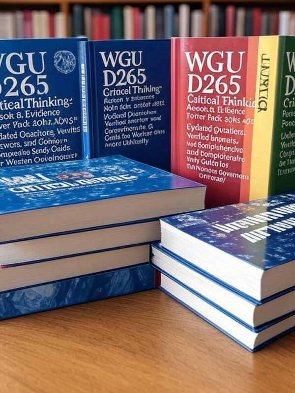 WGU D265 Exam 2024