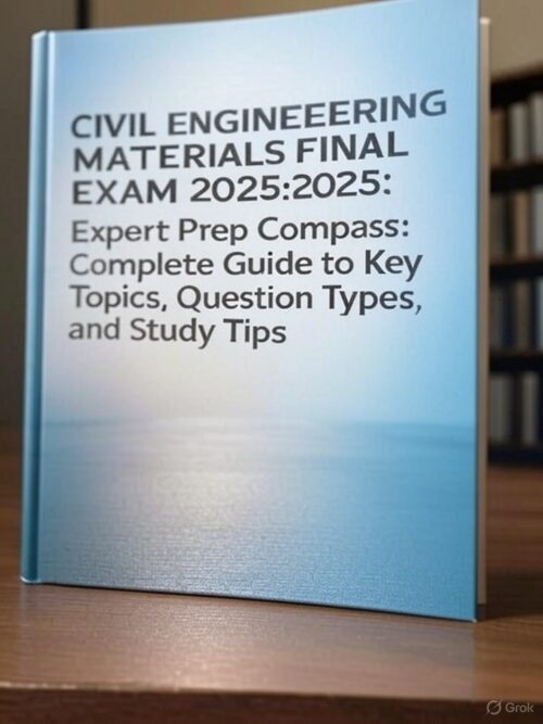 2025 Civil Engineering Materials Exam