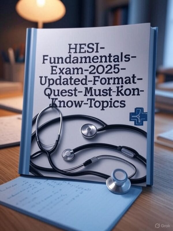 HESI Fundamentals Exam 2025