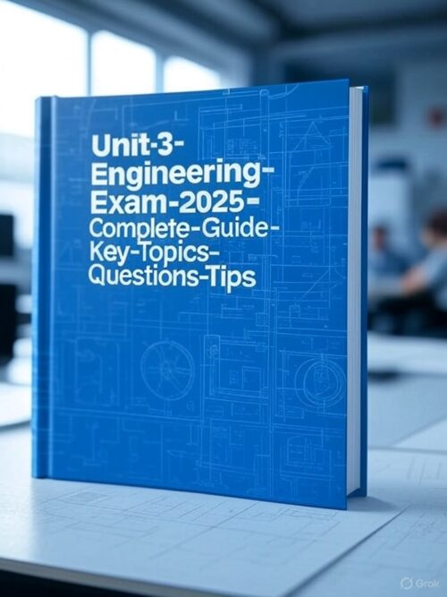 Unit 3 Engineering Exam 2025