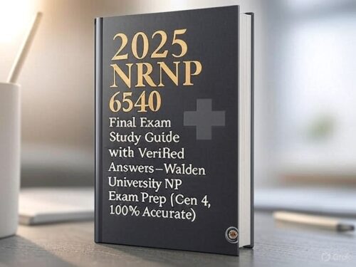 2025 NRNP 6540 Final Exam