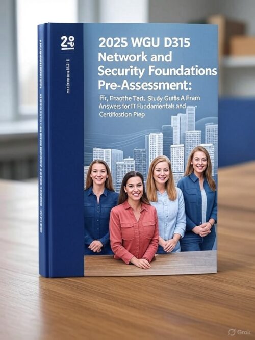 2025 WGU D315 Network and Security Foundations