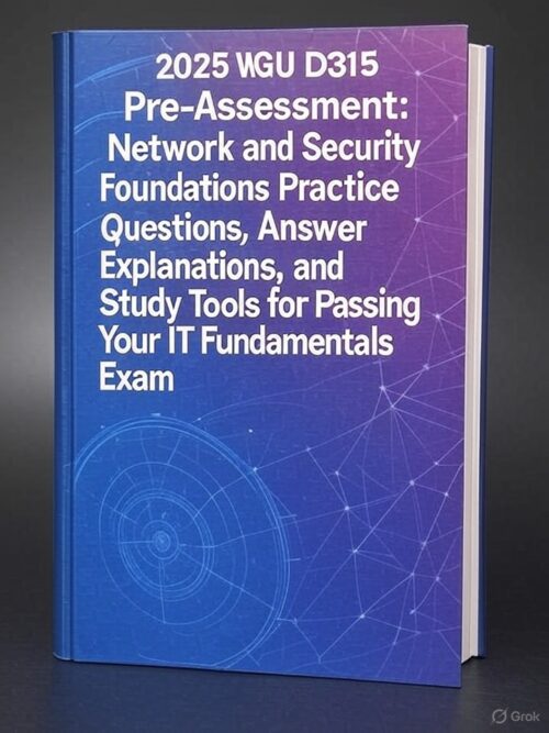 2025 WGU D315 Pre-Assessment