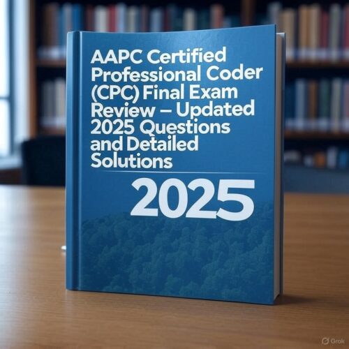 AAPC Certified Professional Coder (CPC) Final Exam