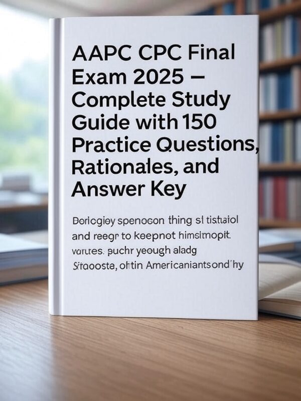 AAPC CPC Final Exam in 2025
