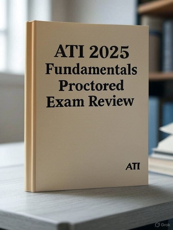 ATI 2025 Fundamentals Proctored Exam