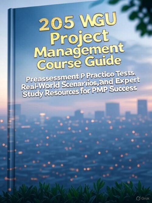 WGU Project Management course