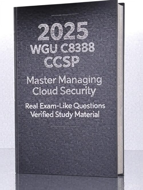 2025 Managing Cloud Security exam
