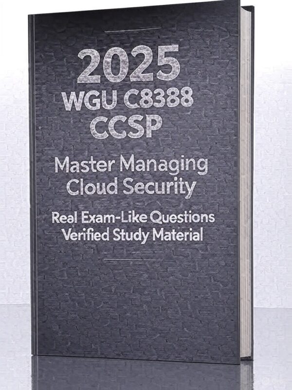 2025 Managing Cloud Security exam