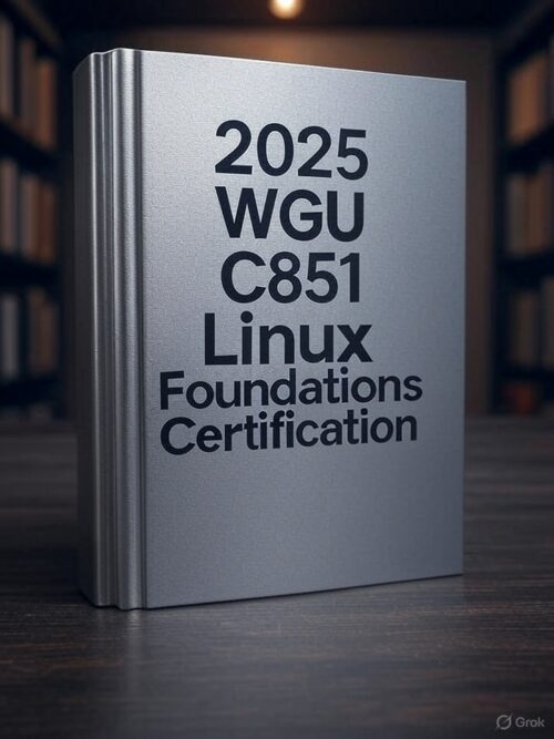 WGU C851 Linux Foundations