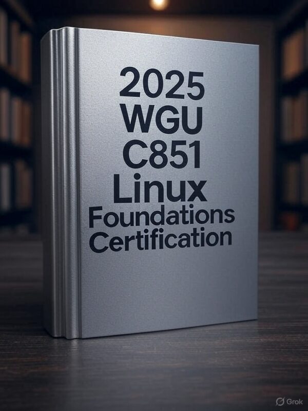 WGU C851 Linux Foundations
