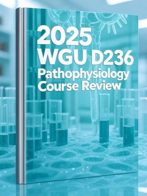 WGU D236 Pathophysiology