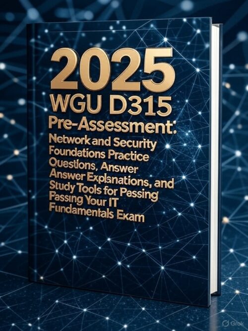 WGU D315 Pre-Assessment