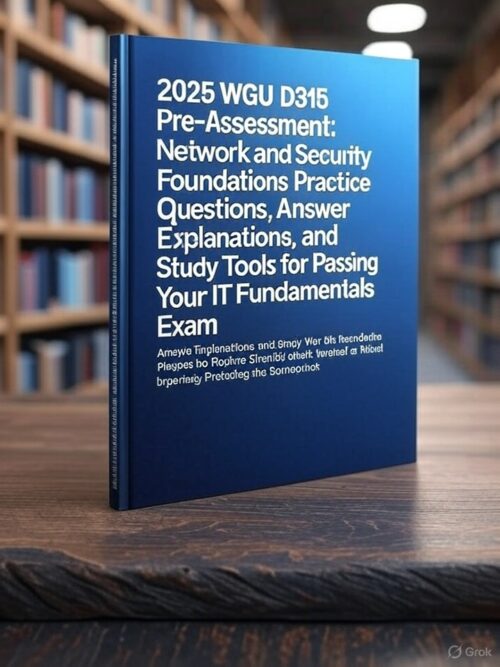WGU D315 Pre-Assessment