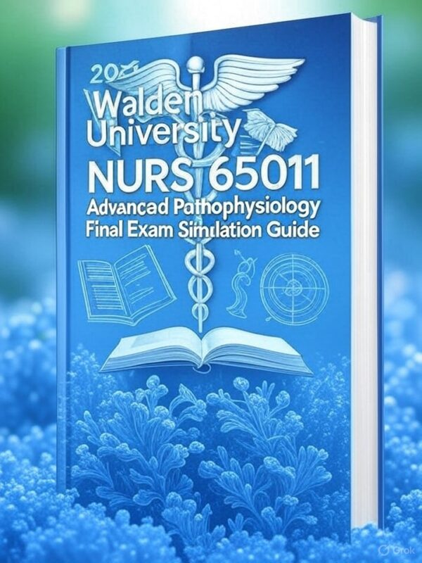 2025 Walden NURS 6501 Final Exam