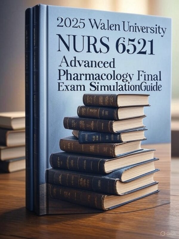 2025 Walden NURS 6521 Final Exam