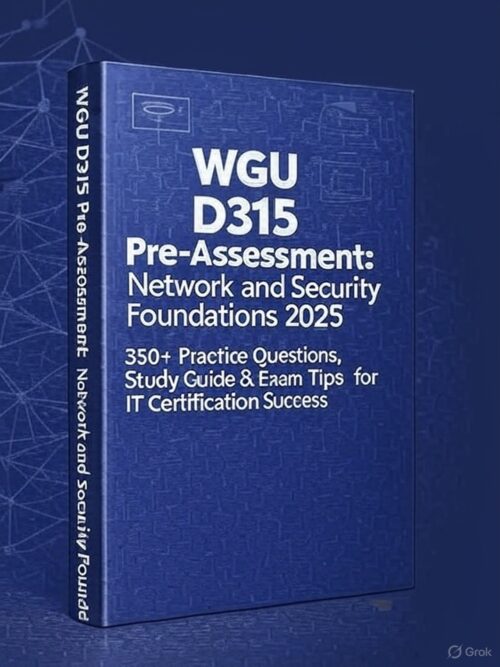 WGU D315 Pre-Assessment 2025