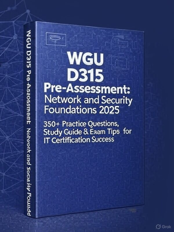 WGU D315 Pre-Assessment 2025
