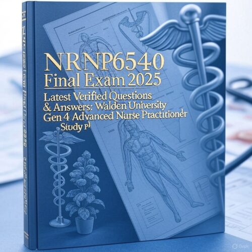 NRNP 6540 Final Exam 2025