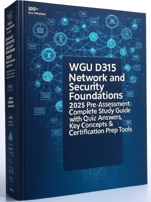 WGU D315 Pre-Assessment 2025