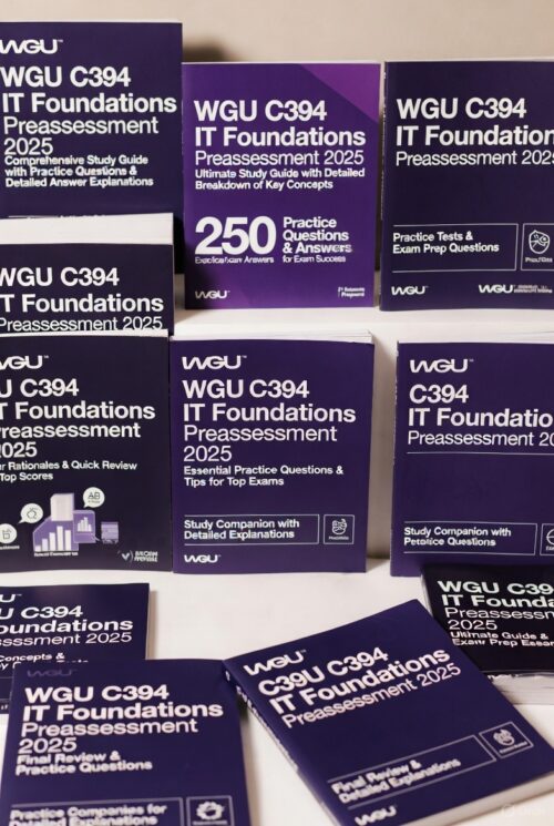 WGU C394 preassessment