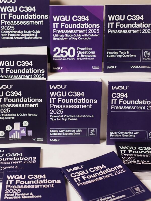 WGU C394 preassessment