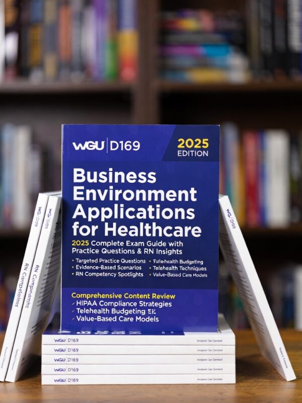 WGU D169 Business Environment Applications for Healthcare 2025