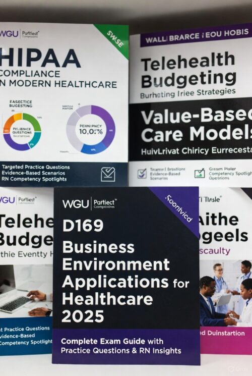 WGU D169 Business Environment Applications for Healthcare 2025
