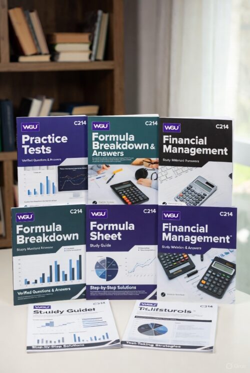 WGU C214 Financial Management