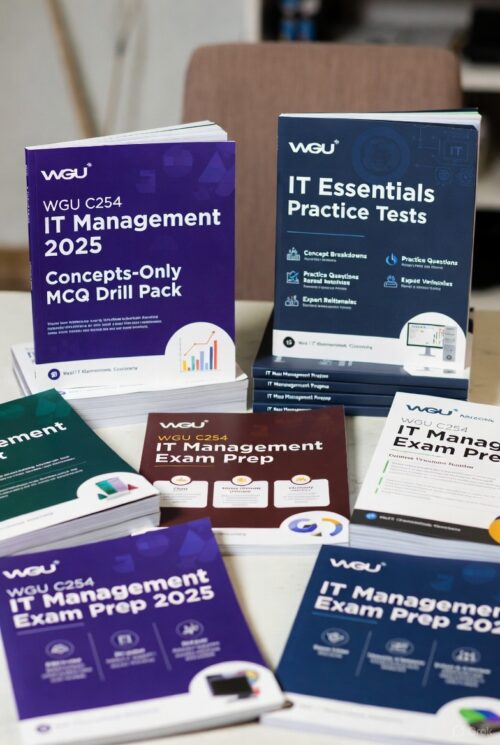 WGU C254 in 2025 with 250+ real-exam questions